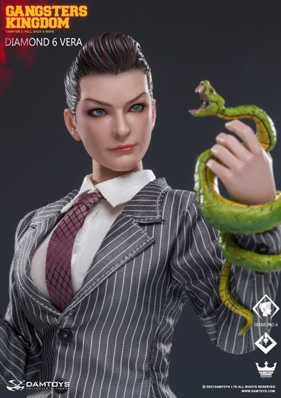 DAMTOYS 1/6 ギャングスターズ・キングダム ダイヤモンド6 ヴェラ Amazon.co.jp: 1/6 アクションフィギュア ギャングスターズ