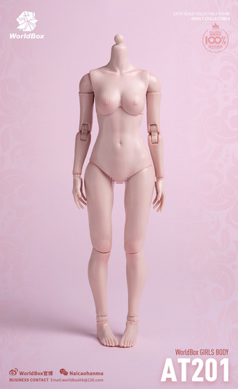 WorldBox GRIS BODY フィギュア 1/6ドール World Box 1/6 Female Body Standard Version Pale [WB-AT201P] - EKIA