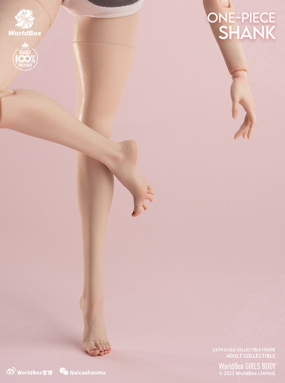 World Box 1/6 Girl Body Chunky Legs Pale [WB-AT204F4]