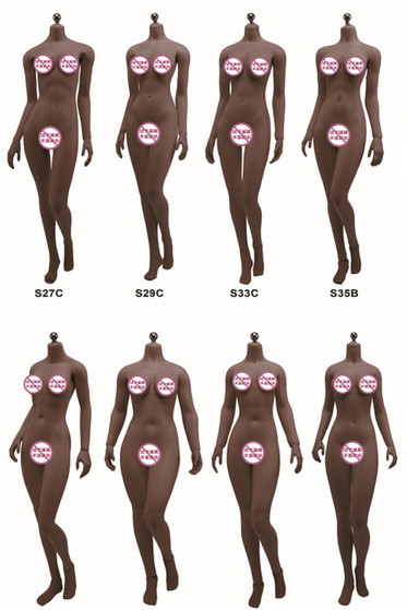 TBLeague Phicen 1:6 Super-Flexible Female Seamless Bodies African