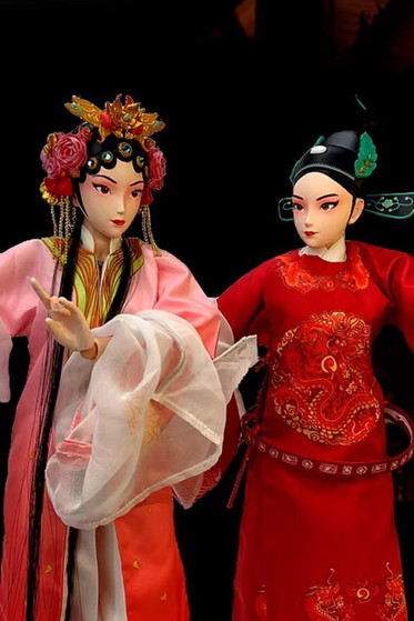 Silk Punk 1:6 Chinese Opera Doll Duo Set Female Consort Figure