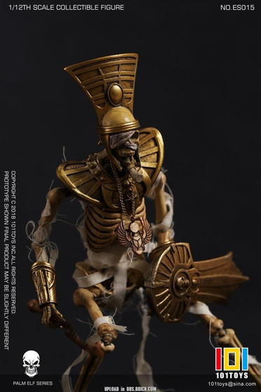 101 Toys 1:12 Scale Skeleton Egyptian Mummy C [101-ES015] 
