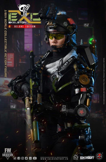 ミリタリー Soldier Story EXOSUIT EXO Skeleton Armor Soldier Story 1/18 SSE001 EXO-Skeleton Armor Suit XO-01