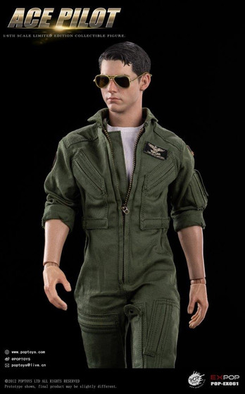 POP Toys 1/6 ACE Pilot Flying Suit Collectibles Figure [POP-EX061