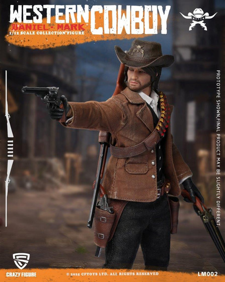 Crazy Figure 1:12 Western Cowboy Action Figure [CF-LM002] - EKIA