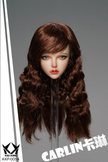 Kid King 1/6 Carlin Eyelash Transplant Head Sculpt [KK-P005]