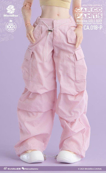 World Box 1/6 Pink Cargo Pants [WB-CA018P] - EKIA Hobbies