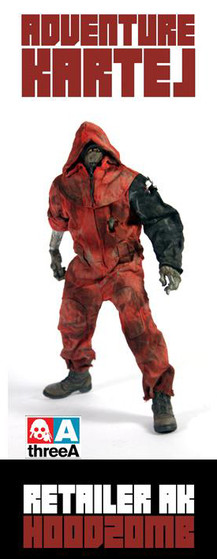 THREEA Adventure KARTEL-HoodZomb Red (3A-KARTEL-HZR) THREEA Adventure KARTEL-HoodZomb Red (3A-KARTEL-HZR)