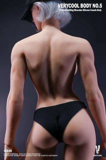 Very Cool Silicone Female Natural Skin 1/6 Body with a Bodybuilding Muscle No.5 [VC-D05B]