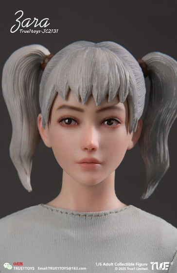 True1Toys 1:6 Sporty Girl ZARA Gray Hair Version Figure [T1T-JC2131B]