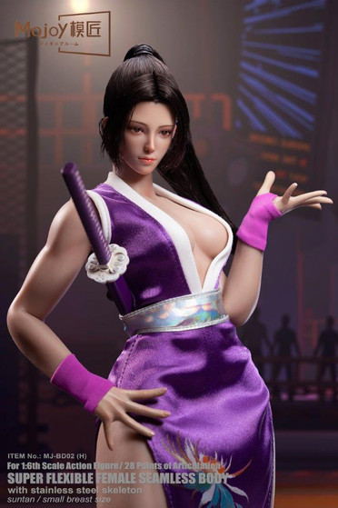 Mojoy Studio 1:6 Fighting Style Figure, Detachable Feet, Small Bust, Tan Skin [MJ-BD02H]