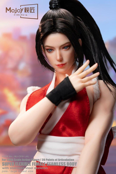 Mojoy Studio 1:6 Fighting Style Figure, Non-detachable Feet, Large Bust, Pale Skin [MJ-CF01H]