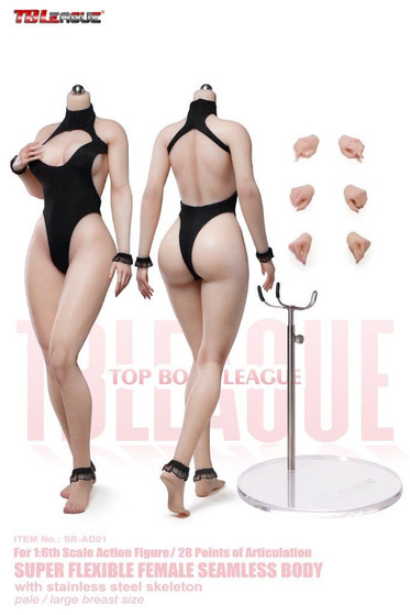 TBLeague Platinum Silicone Collector’s Edition Bunny Girl Body, Pale Skin, Head Sculpt Not Included [PL-TBSR01]