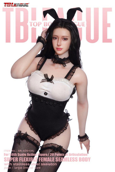 TBLeague Platinum Silicone Collector’s Edition Bunny Girl Body, Pale Skin with Head Sculpt [PL-TBSR01H]