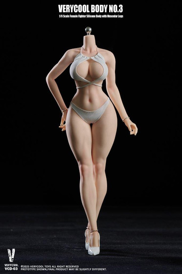 Very Cool 1/6 Fair complexion  Chubby Silicone Female Body No.3 [VC-D03A]
