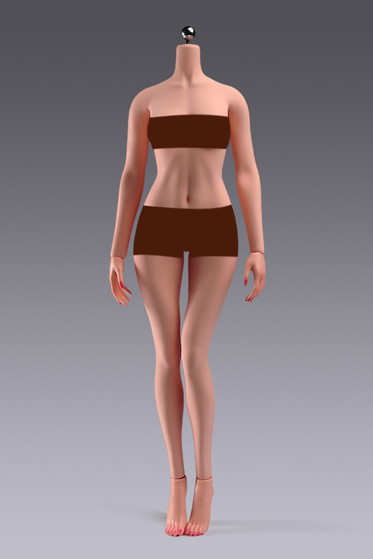 ANT 1/6 Yi Rou Flexible Seamless Female Normal Skin Painted Body [ANT-YM505P]