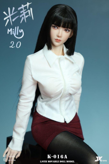 TKK Beauty MODEL 1 ？ジャンク？ JK Toys 1/6 Milly 2.0 with Moveable Eyes [JKT-K016] - EKIA Hobbies