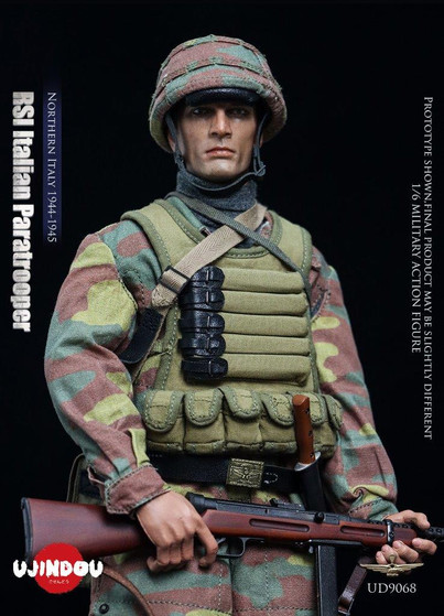 UJINDOU 1/6 RSI Italian Paratrooper,Northern Italy 1944-1945 Figure [UD-9068]