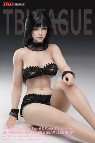 TBLeague 1/12 Medium Breast Suntan Seamless Female Body [TB-DD02XSH]