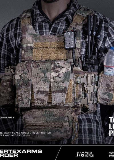 Dam Toys 1/6 TACTICAL LOW PROFILE PLATE CARRIER SYSTEMS MC VERSION [DAM-VSF02B]