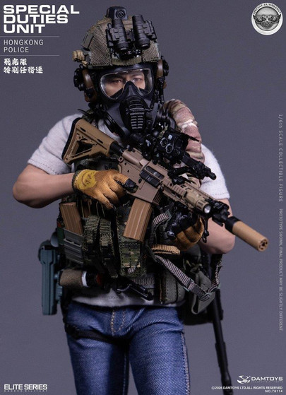 DAM Toys 1/6 HONG KONG POLICE SDU Assault Team Leader Figure [DAM-78114]