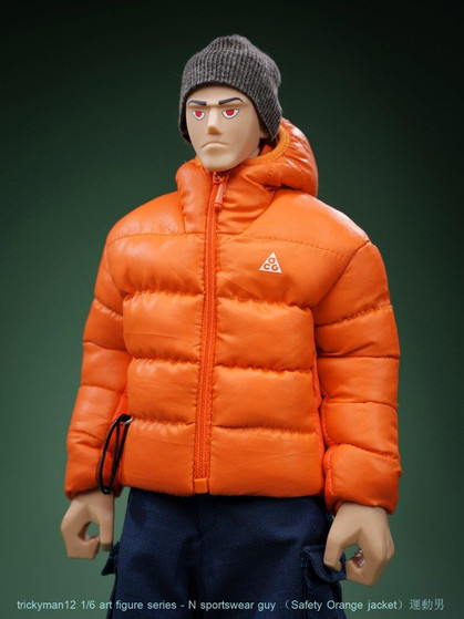 Tricky Man12 1/12 Sportswear Guy Safety Orange Figure [TM-FB10150C]