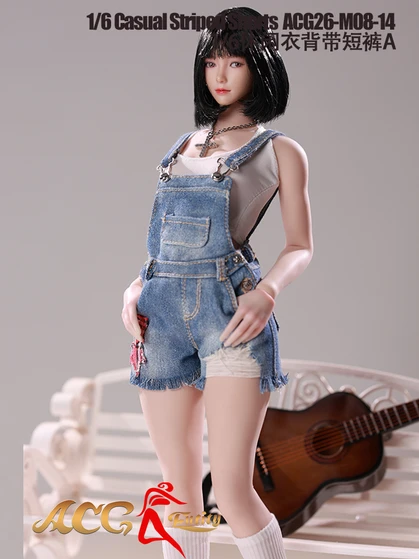 ACG 1/6 Female Casual Outfit & Suspender Shorts [ACG-26-M08-14A-C]