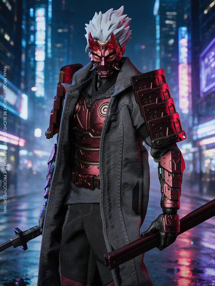 VTOYS X BMS 1:12 Cyberpunk Samurai The Crimson Dawn of the Blade Figure [VSD-012]