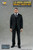 [TC-62027C] Toys City Mens Homme Select Suits in Black Action Figure Clothing Set