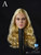 [DS-D004A] DS Toys Female Figure Head with Long Blonde Curly Hairstyle