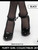 [FGC2017-23] 1:6 Flirty Girl's Hollow Black High Heel Shoes (Anna) for Female Figures