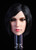 [YMT-18B] 1/6 Female Head with Black Hair by YM Toys
