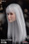 [FG-071A] 1/6 Otaku Sweet Girl Head Sculpture with White Hair by Fire Girl Toys