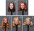 [GAC-033B] 1:6 Caucasian Women's Head Sculpt (5 Style) by GACTOYS