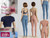 [WF-S004] 1/6 Two piece Yoga Suit with Round Neck for Female Figures by Wolford Toys