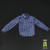 AFS Toys 1:6 Blue Men’s Plaid Shirt [AFS-X010A]
