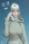 JK Toys 1/6 Lena Head with Glasses & Moveable Eyes [JKT-K013B+]
