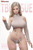 TBLeague Super Flexible Female Narrow Shoulders, Curvy Hips Body with Stainless Steel Skeleton with Head [PL-SRBD02H]
