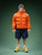 Tricky Man12 1/12 Sportswear Guy Safety Orange Figure [TM-FB10150C]