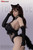 TBLeague 1/6 Alluring Kitty Girl Hourglass Curves in Platinum-Grade Silicone with Black Outfit [PL-SRDD02H]