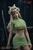 Mojoy Studio 1:6 Green Slender Girlish Action Figure Body With Head [MJ-AF01H]