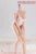 Very Cool Silicone Female Body with Narrow Shoulders, Slim Waist and Integrated Feet Fair Complexion [VC-D06A]