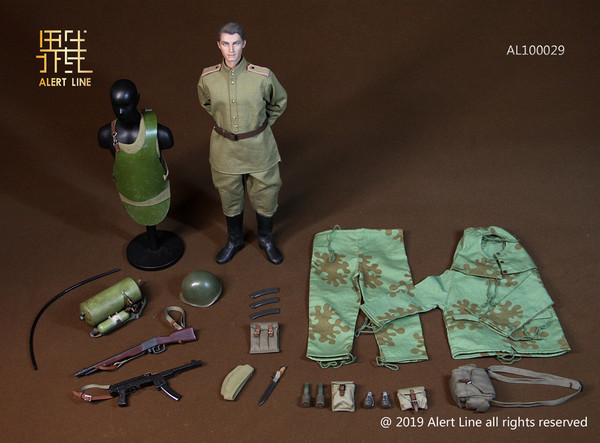 AL-100029] 1:6 WWII Soviet Red Army Combat Engineer Figure by