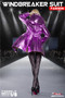 [FG-065F] 1/6 Fashion Violet Windbreaker by Fire Girl Toys 
