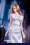 [AP-ATX050A] 1/6 Queen Style Long Retro Skirt in White by ACPLAY