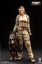 [VCF-2037ABC] A-TACS FG Double 1/6 Women Soldier JENNER A & B Style with Dog by Very Cool