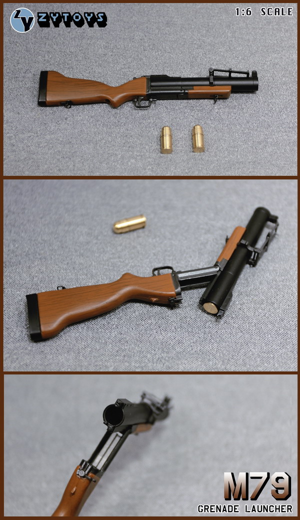 1/6スケール ホットトイズ純正 ハーレイクイン用 M79 グレネードランチャー ZY-8039] ZY Toys M79 Grenade Launcher For 1:6 Scale Male Action