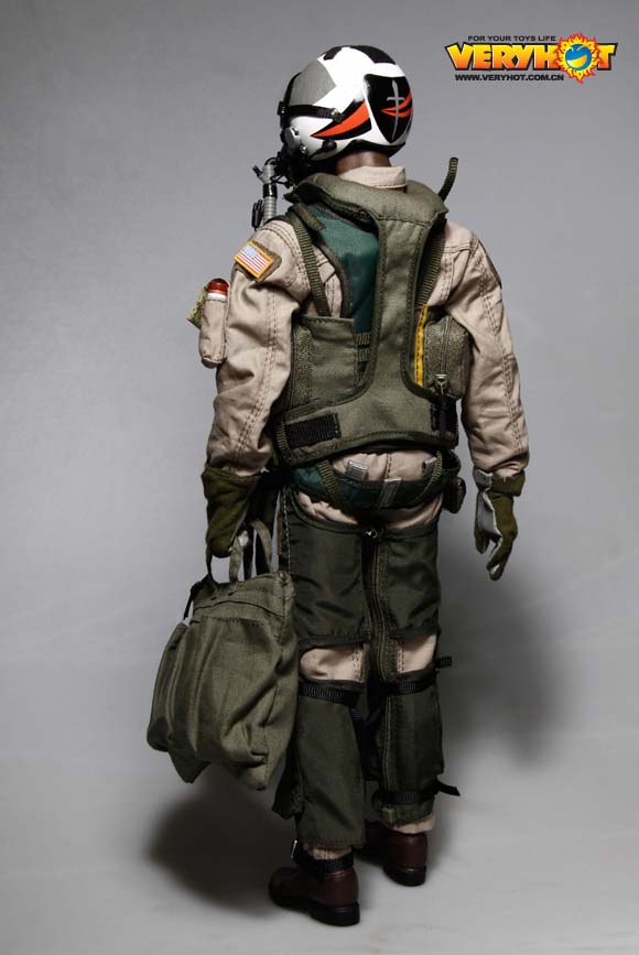 VH-1042S] Very Hot US Navy Pilot VFA-41 Black Knights 1:6 Scale