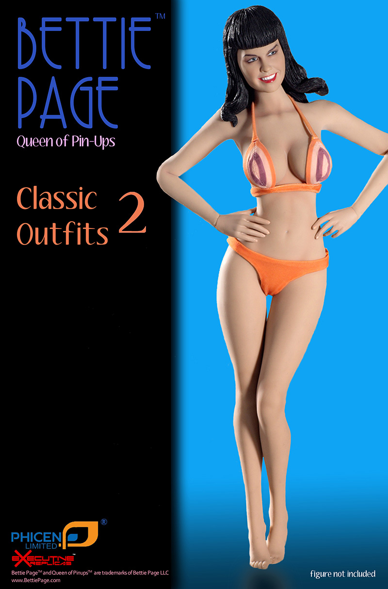 PL-ERBP002] Phicen Limited Bettie Page 2 Piece Bikini 1:6 Scale Classic  Outfit - EKIA Hobbies