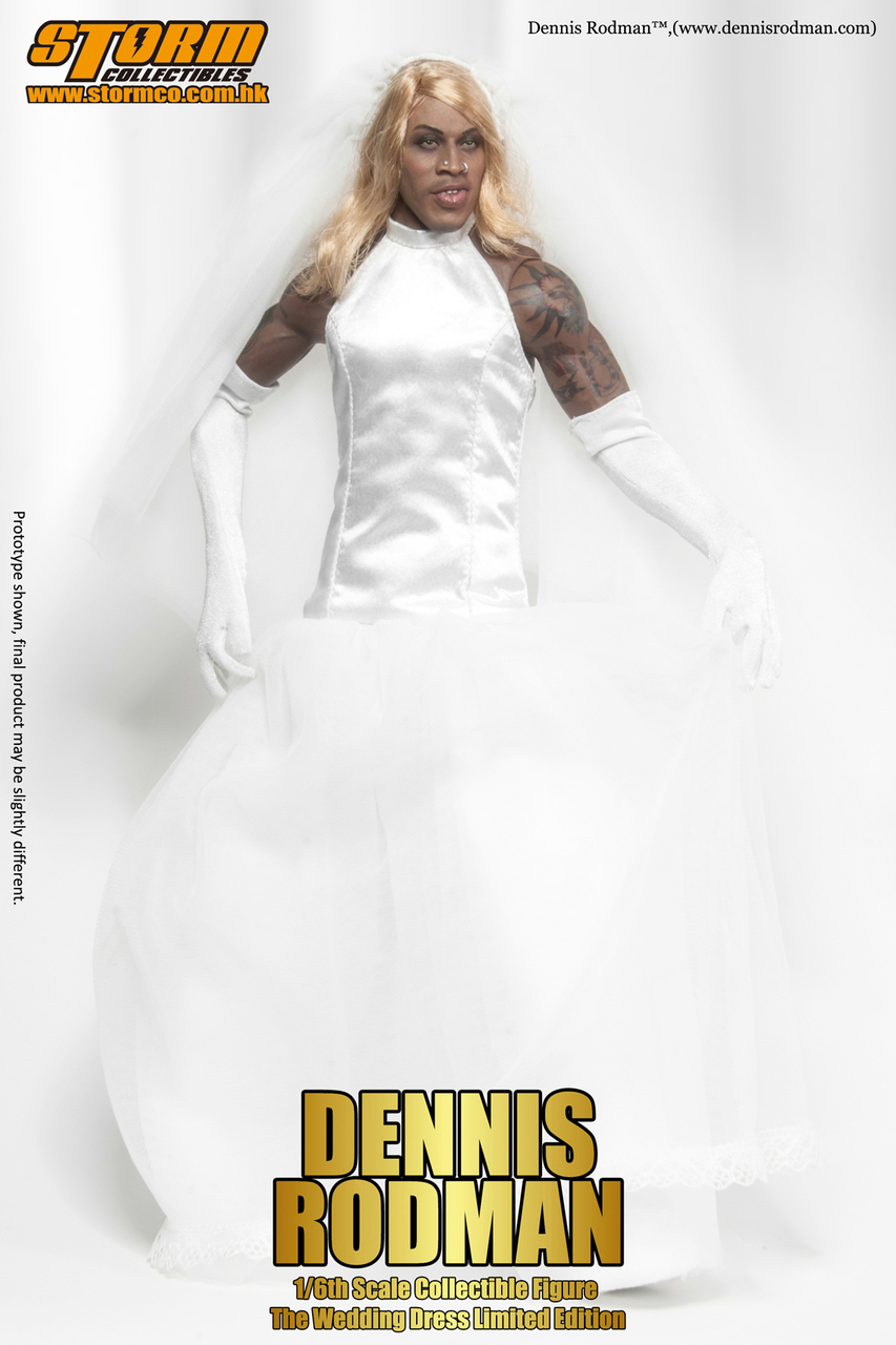 SM-1402SE] Storm Collectables I'm Dennis Rodman The Wedding Dress Special  Edition 1/6 Collectible Figure - EKIA Hobbies